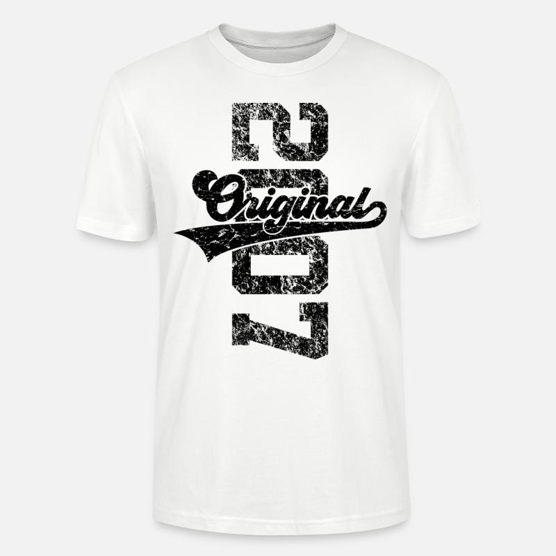 19E ANNIVERSAIRE ORIGINAL 2007 - T-shirt bio CRAFTER Stanley Stella Unisexe - blanc