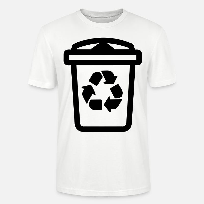 Mülltonne - Stanley/Stella Unisex Bio-T-Shirt CRAFTER - Weiß