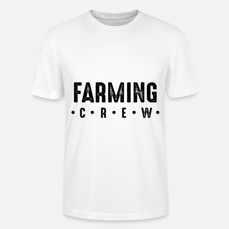 Farming Crew - Stanley/Stella CRAFTER Unisex Organic T-Shirt - white