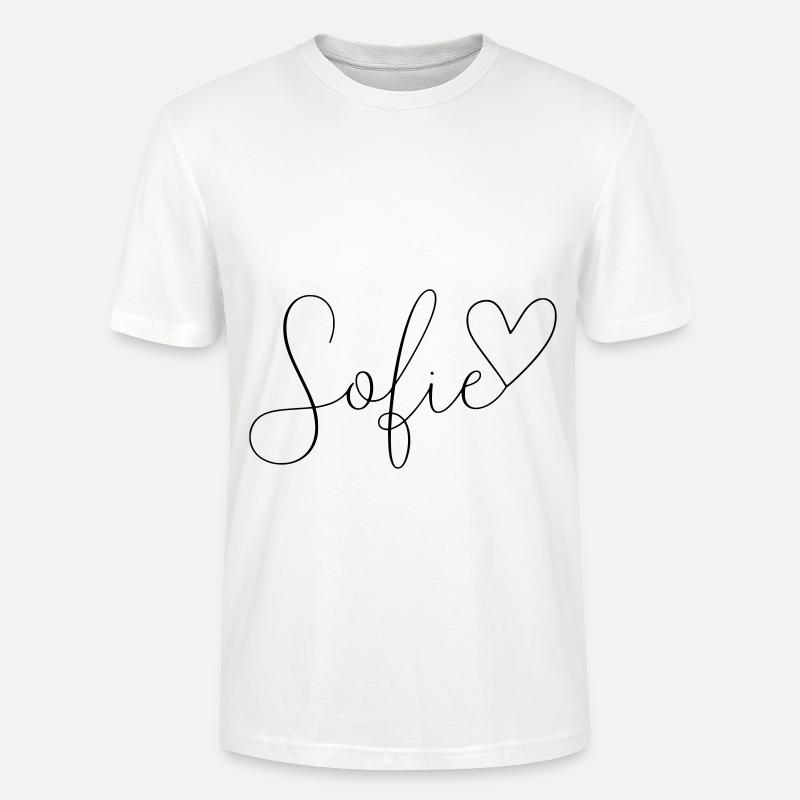 Sofie Name Vorname Mädchen - Stanley/Stella Unisex Bio-T-Shirt CRAFTER - Weiß