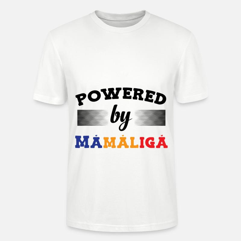 Propulsé par Mamaliga - T-shirt bio CRAFTER Stanley Stella Unisexe - blanc