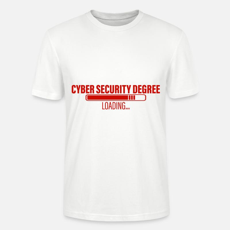 Cyber Security Degree Loading 3 - Stanley/Stella Unisex Bio-T-Shirt CRAFTER - Weiß