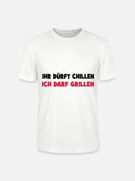 grillen - Stanley/Stella Unisex Bio-T-Shirt CRAFTER - Weiß