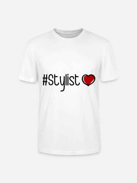 Stylist Heart - Stanley/Stella CRAFTER Unisex Organic T-Shirt - white
