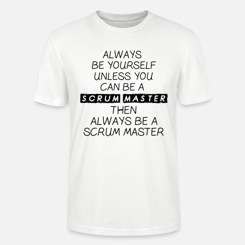 Scrum Master Agile Software Development - Stanley/Stella CRAFTER Unisex Organic T-Shirt - white