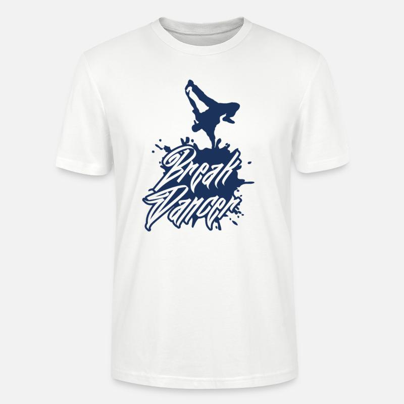 Break Breakdancer Breakdancing Breakdance Dance - Stanley/Stella Unisex Bio-T-Shirt CRAFTER - Weiß