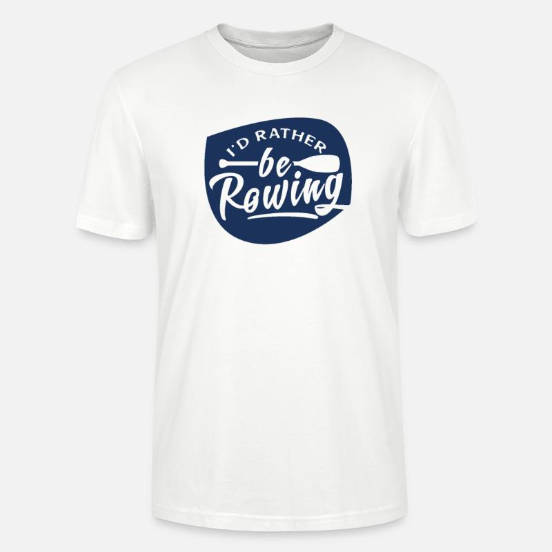 Rame aviron rameur Rameur Rowing - T-shirt bio CRAFTER Stanley Stella Unisexe - blanc
