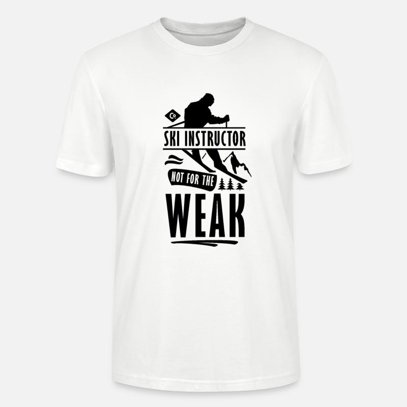 Ski Instructor - T-shirt bio CRAFTER Stanley Stella Unisexe - blanc