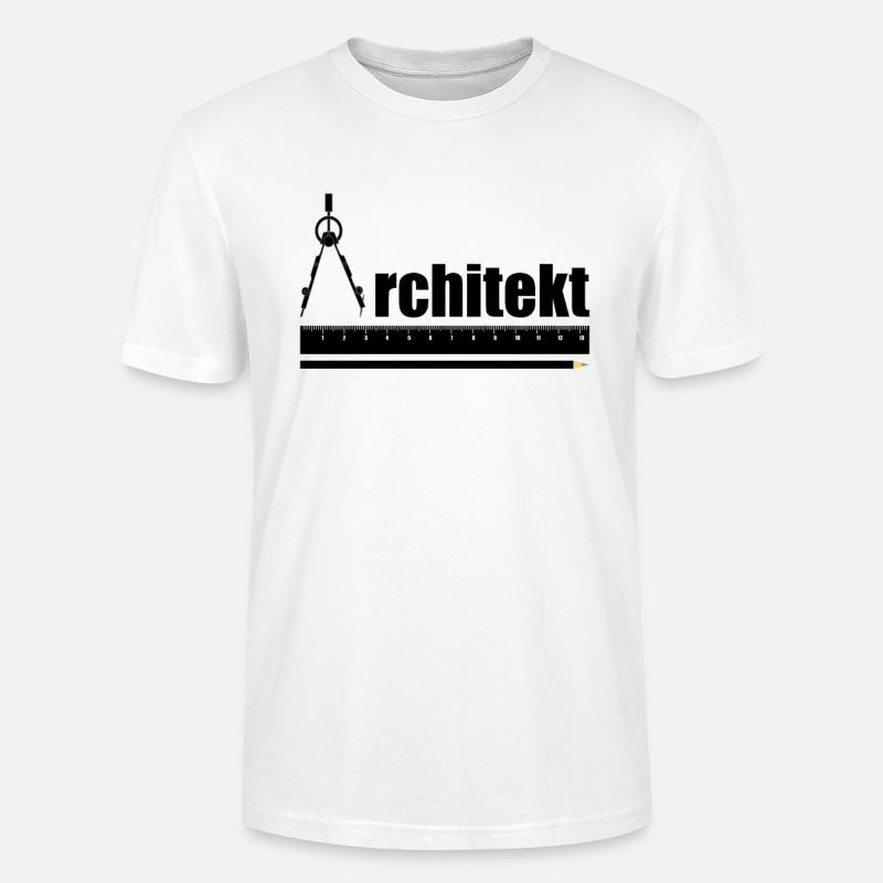 cadeau d'architecte d'architecte cool - T-shirt bio CRAFTER Stanley Stella Unisexe - blanc