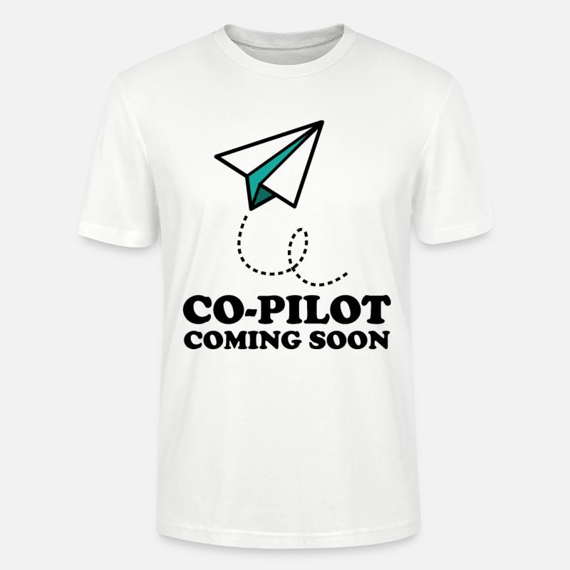 Pilot - Co-Pilot Coming Soon - Stanley/Stella Unisex Bio-T-Shirt CRAFTER - Weiß