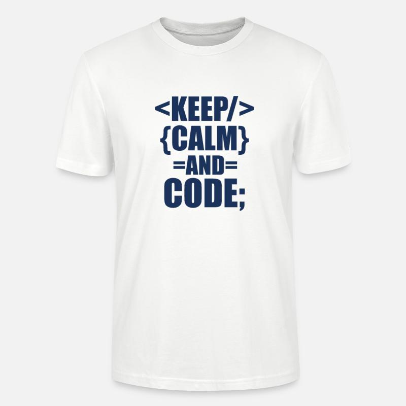 Coding - Stanley/Stella Unisex Bio-T-Shirt CRAFTER - Weiß