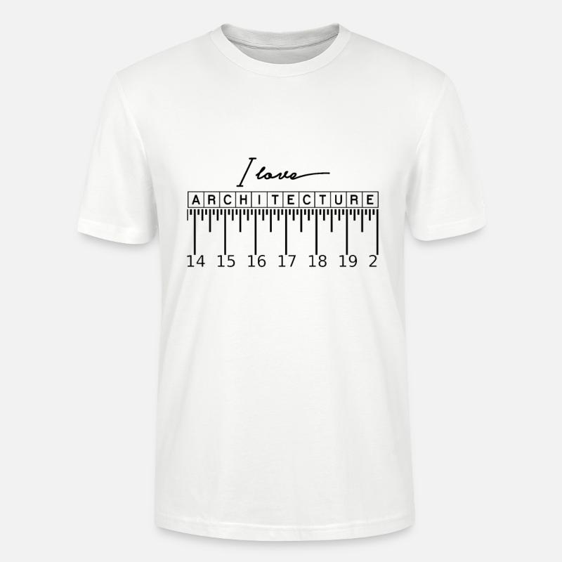 Architecte architecte architecte architecte - T-shirt bio CRAFTER Stanley Stella Unisexe - blanc
