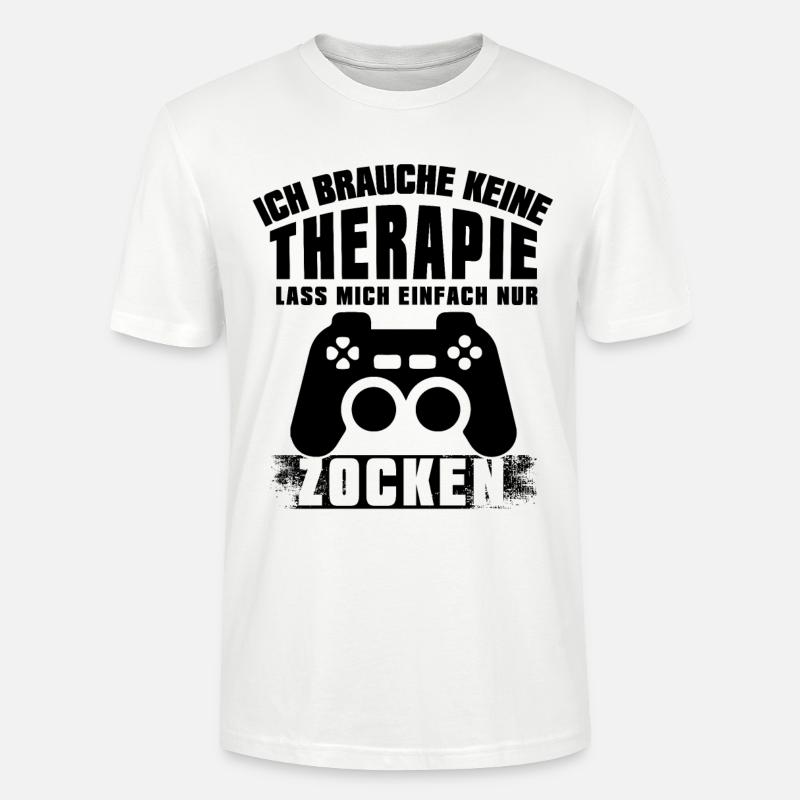 Zocken Pc Zocker Videospiele - Stanley/Stella Unisex Bio-T-Shirt CRAFTER - Weiß