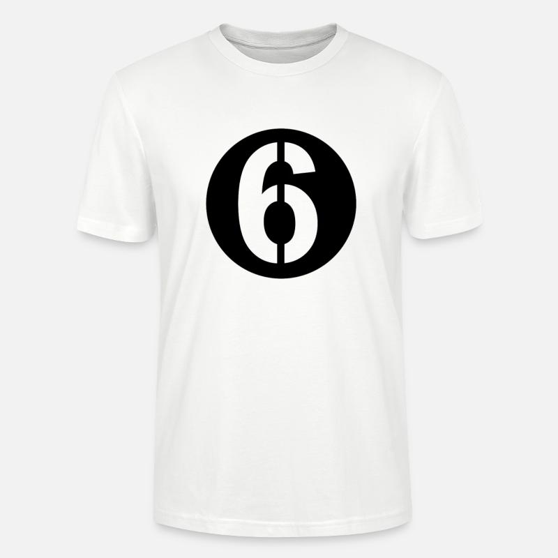 Blechroller Startnummer 6 - Stanley/Stella Unisex Bio-T-Shirt CRAFTER - Weiß