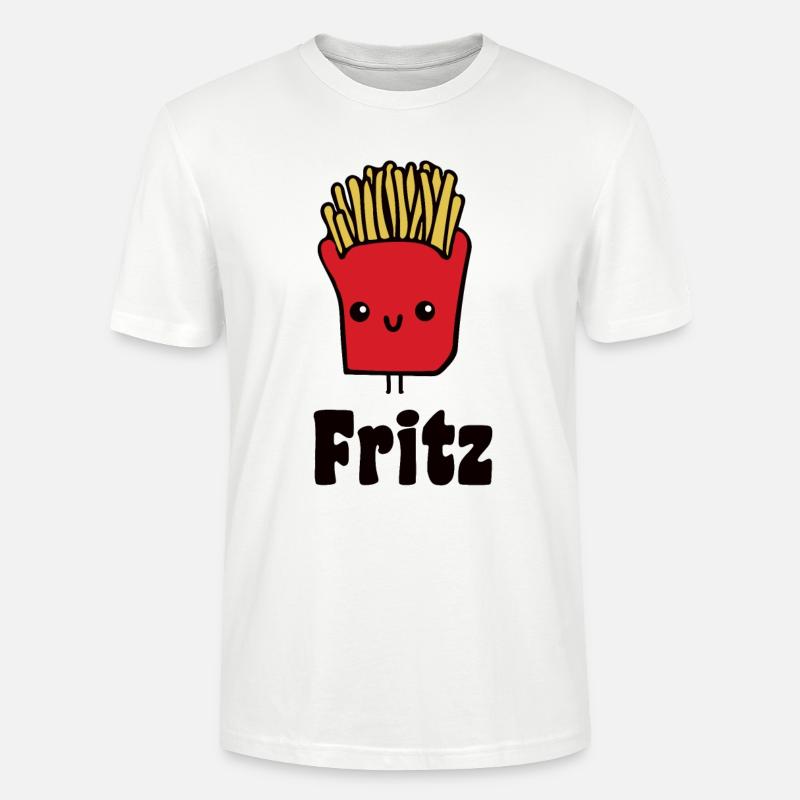 Fritten Fritz - Stanley/Stella Unisex Bio-T-Shirt CRAFTER - Weiß