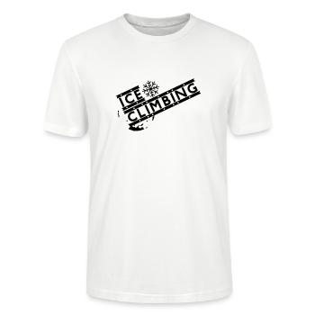 Escalade de glace - T-shirt bio CRAFTER Stanley Stella Unisexe - blanc - Devant - Alina (178cm) & Michal (187cm)