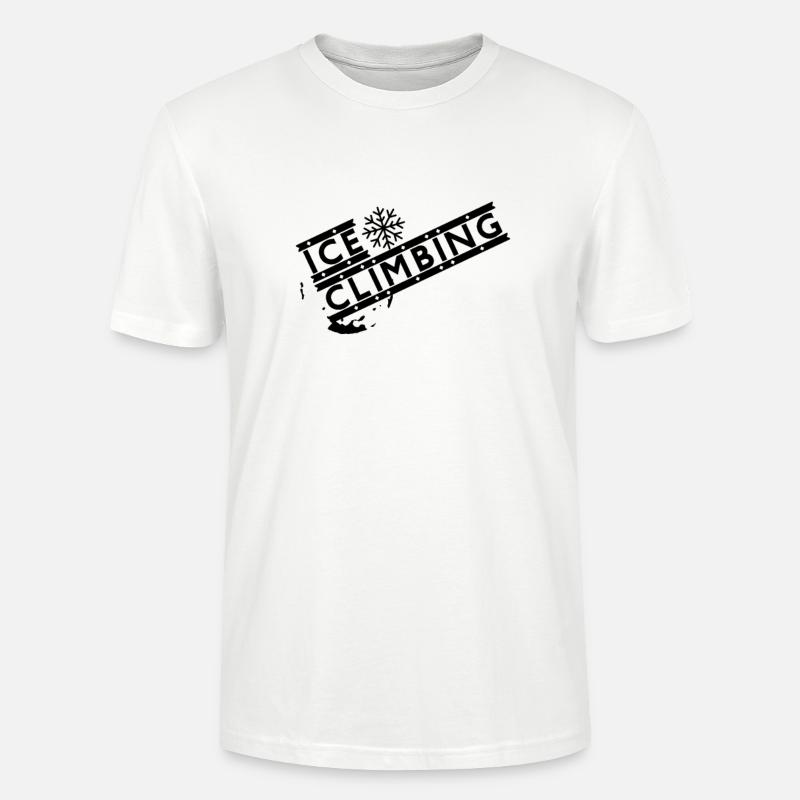 Eisklettern - Stanley/Stella Unisex Bio-T-Shirt CRAFTER - Weiß