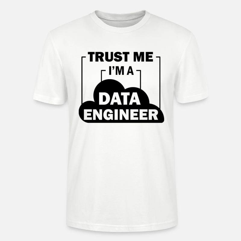 Data Engineer Data Science - T-shirt bio CRAFTER Stanley Stella Unisexe - blanc