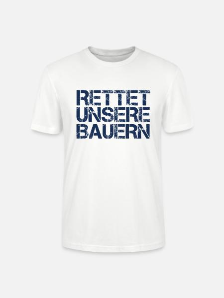Protest Demonstration Landwirt Bauernprotest Bauer - Stanley/Stella Unisex Bio-T-Shirt CRAFTER - Weiß