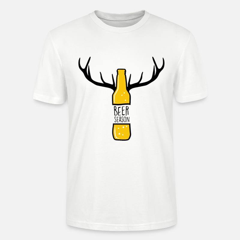 Bier Saision Jagd - Stanley/Stella Unisex Bio-T-Shirt CRAFTER - Weiß