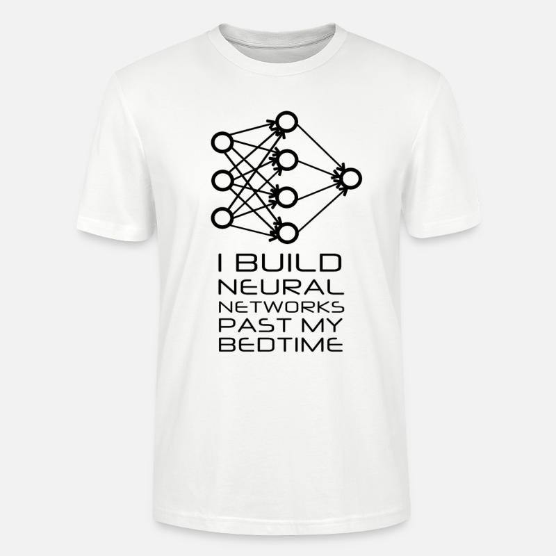 Neuronales Netzwerk - Machine Learning - Stanley/Stella Unisex Bio-T-Shirt CRAFTER - Weiß