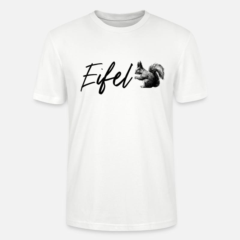 Eifel Eichhörnchen Natur - Stanley/Stella Unisex Bio-T-Shirt CRAFTER - Weiß
