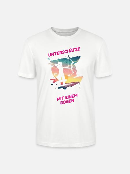 Bogenschießen Bogen bogenschützen bogenschütze - Stanley/Stella Unisex Bio-T-Shirt CRAFTER - Weiß