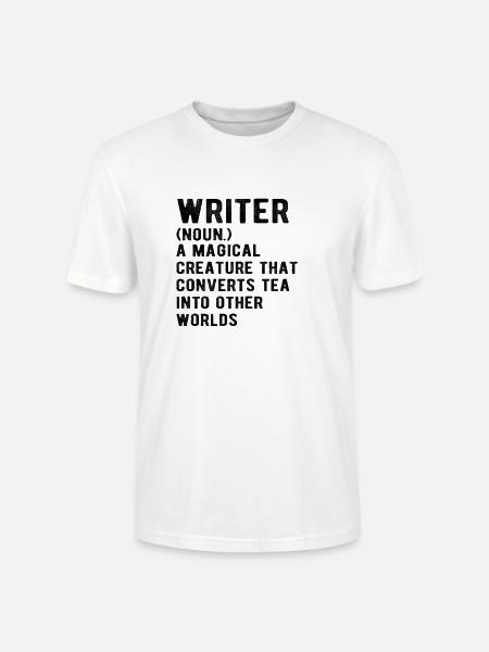 WRITING / AUTHOR: Writer Definition - Stanley/Stella Unisex Bio-T-Shirt CRAFTER - Weiß