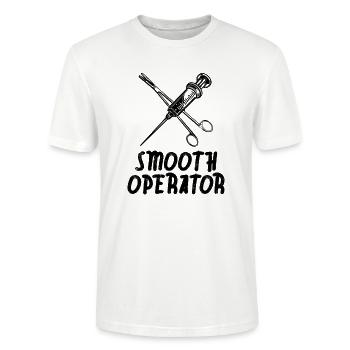 Chirurg Notarzt Arzt Sanitäter Ambulanz - Stanley/Stella Unisex Bio-T-Shirt CRAFTER - Weiß - Vorne - Alina (178cm) & Michal (187cm)