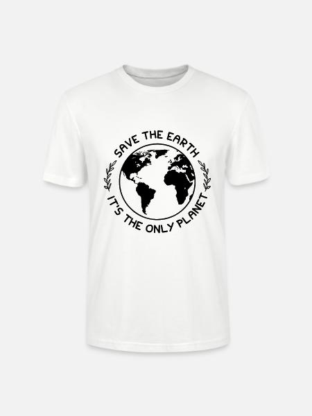 Klimaschutz Naturschutz - Stanley/Stella Unisex Bio-T-Shirt CRAFTER - Weiß