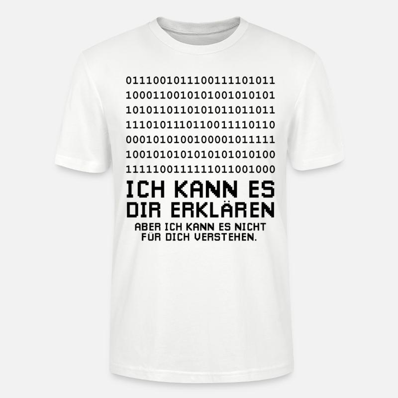 Programmierer Informatiker - Stanley/Stella Unisex Bio-T-Shirt CRAFTER - Weiß