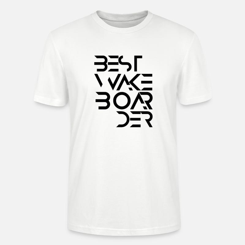 Bester Wakeboarder Wakeboard Wakeboarden - Stanley/Stella Unisex Bio-T-Shirt CRAFTER - Weiß