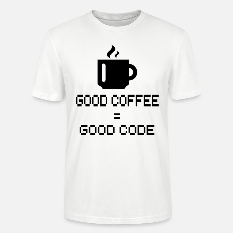 Programmeur - Codeur - Hacker - IT - T-shirt bio CRAFTER Stanley Stella Unisexe - blanc