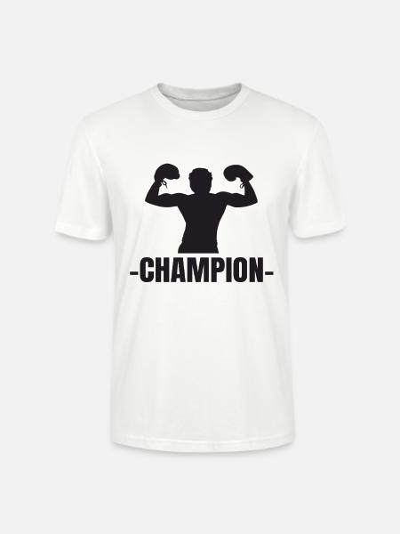 Boxen Champion - Stanley/Stella Unisex Bio-T-Shirt CRAFTER - Weiß