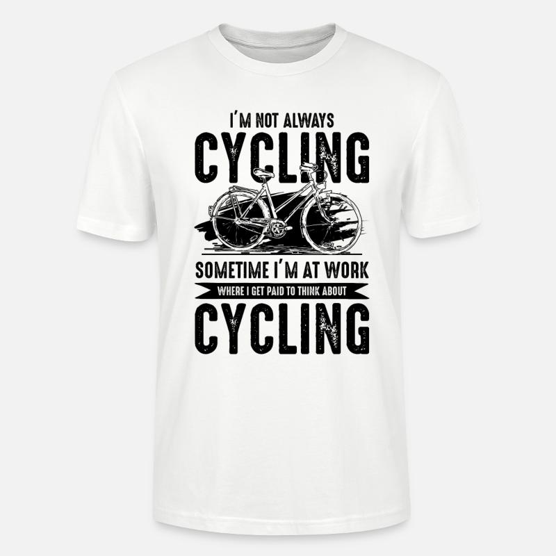 Vélo cyclisme devis vélo - T-shirt bio CRAFTER Stanley Stella Unisexe - blanc