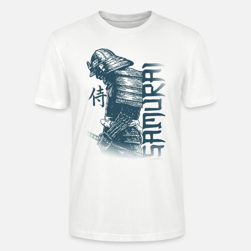 Samurai - Stanley/Stella Unisex Bio-T-Shirt CRAFTER - Weiß