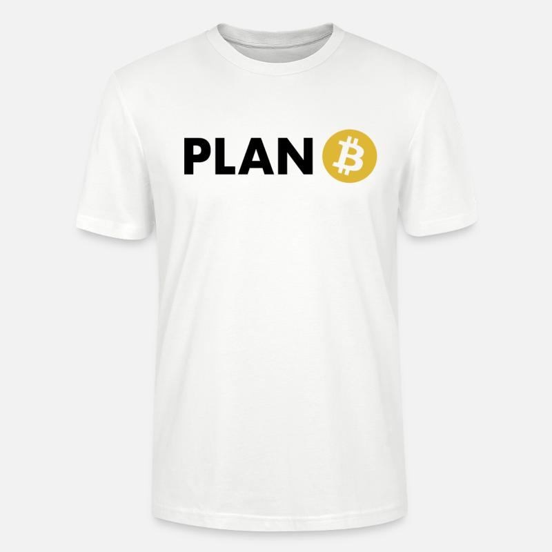 Plan Crypto-monnaies Bitcoin - Acheter Bitcoin - T-shirt bio CRAFTER Stanley Stella Unisexe - blanc