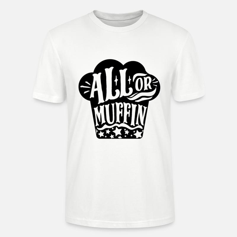 Muffin Backen Bäcker - Stanley/Stella Unisex Bio-T-Shirt CRAFTER - Weiß