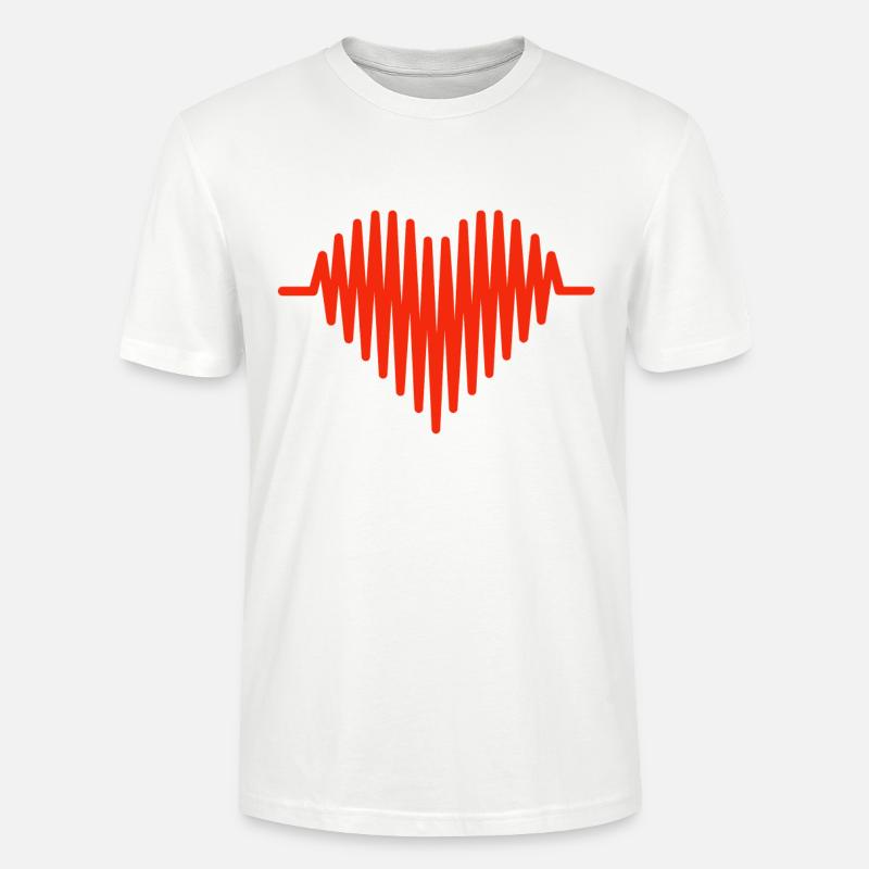 Saint-Valentin, Saint-Valentin, Saint-Valentin - T-shirt bio CRAFTER Stanley Stella Unisexe - blanc