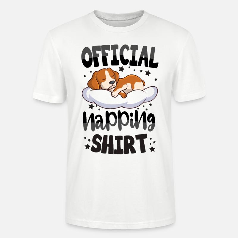 Beagle - Stanley/Stella Unisex Bio-T-Shirt CRAFTER - Weiß