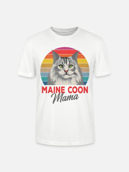 Maine Coon - Stanley/Stella Unisex Bio-T-Shirt CRAFTER - Weiß