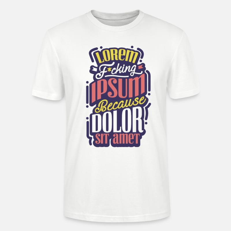 Web designer computer scientist Nerd - Stanley/Stella CRAFTER Unisex Organic T-Shirt - white