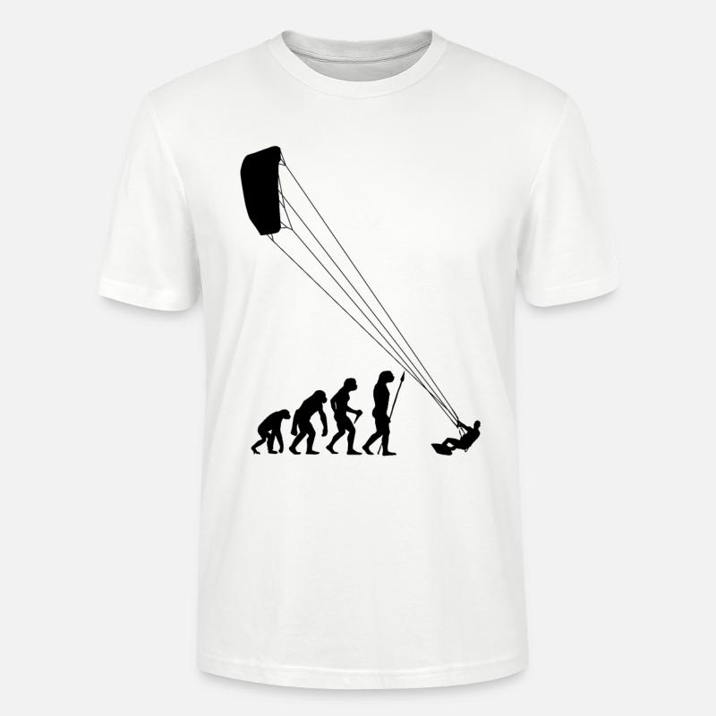 Surf Evolution Kitesurf Kitesurf surf sur surf - T-shirt bio CRAFTER Stanley Stella Unisexe - blanc
