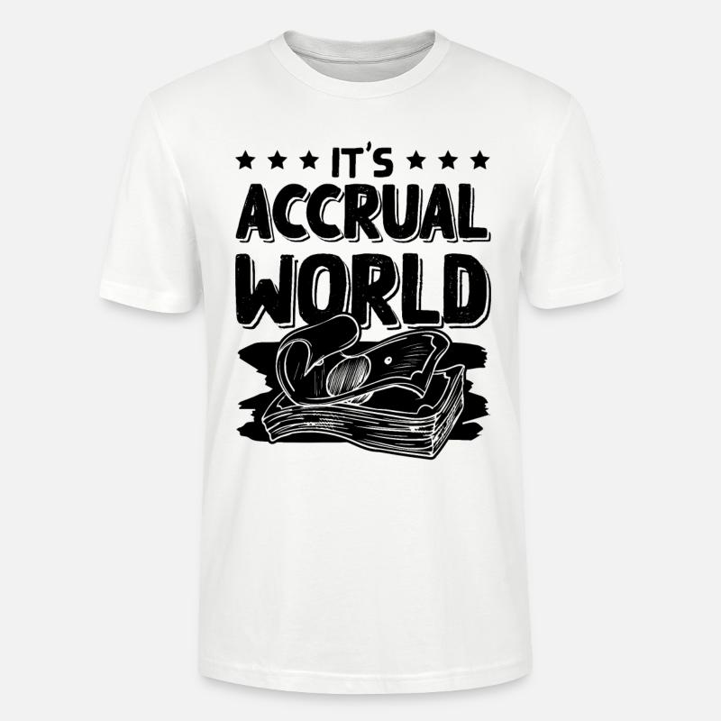 Comptable comptable - T-shirt bio CRAFTER Stanley Stella Unisexe - blanc