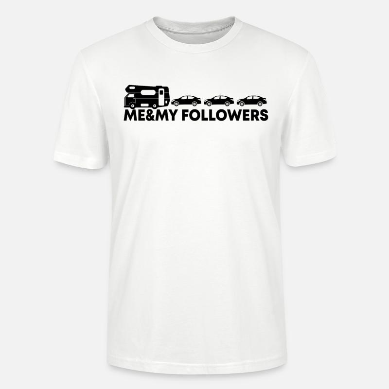 Camping Wohnmobil Camper Geschenk - Stanley/Stella Unisex Bio-T-Shirt CRAFTER - Weiß
