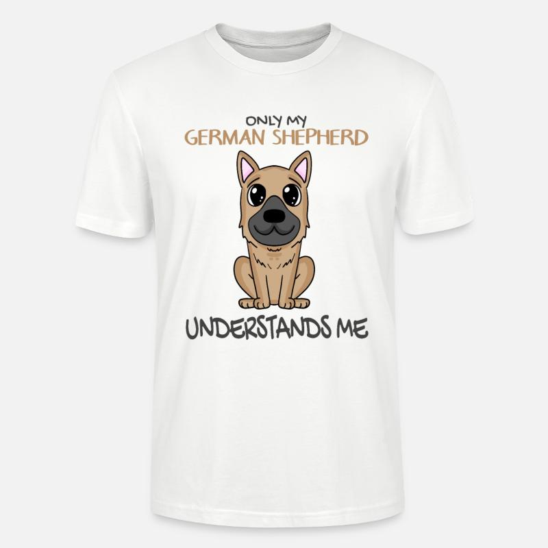 Deutscher Schäferhund - Stanley/Stella Unisex Bio-T-Shirt CRAFTER - Weiß