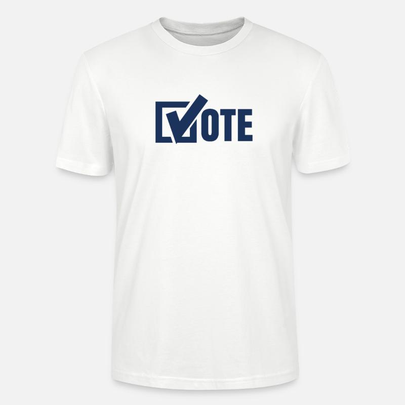 Votes Tours Elections Votes Électeurs - T-shirt bio CRAFTER Stanley Stella Unisexe - blanc