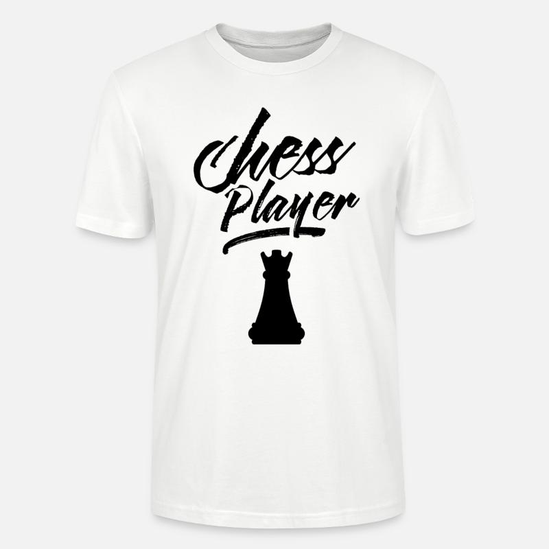 Jeu d’échecs d’échecs Professeur d’échecs - T-shirt bio CRAFTER Stanley Stella Unisexe - blanc