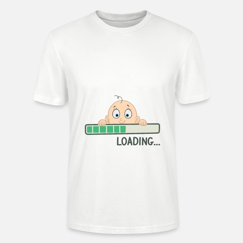 Loading Junge Schwangerschaft Werdende Mutter - Stanley/Stella Unisex Bio-T-Shirt CRAFTER - Weiß