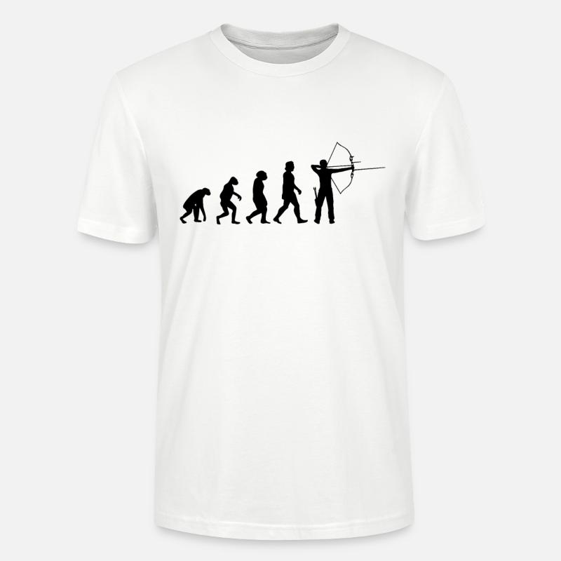 Arc-en-ciel Evolution arc-en-ciel Arc - T-shirt bio CRAFTER Stanley Stella Unisexe - blanc